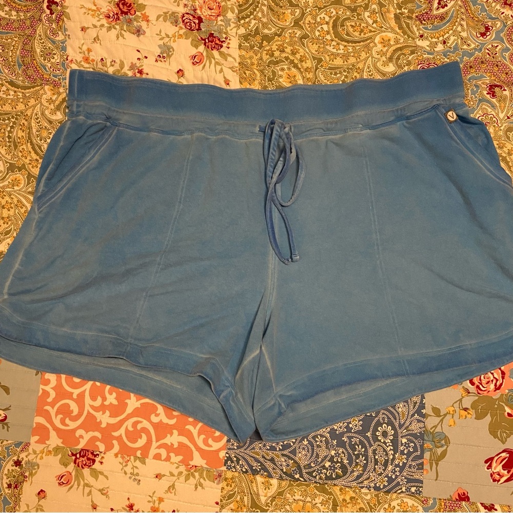Livi Active Blue Athletic Shorts with Drawstring Waist